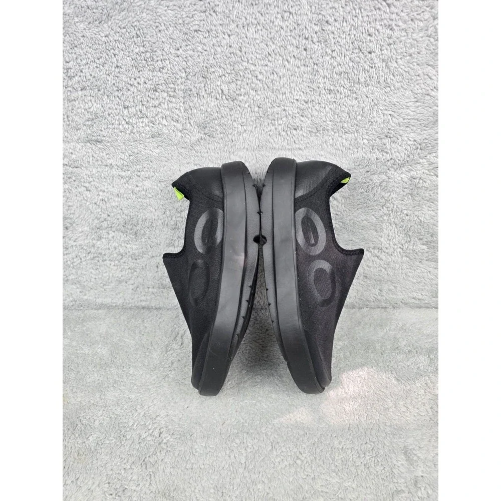 OOFOS OOmg eeZee Low Black Slip-On Shoes Recovery Comfort Sneakers Mens 8 EU 41